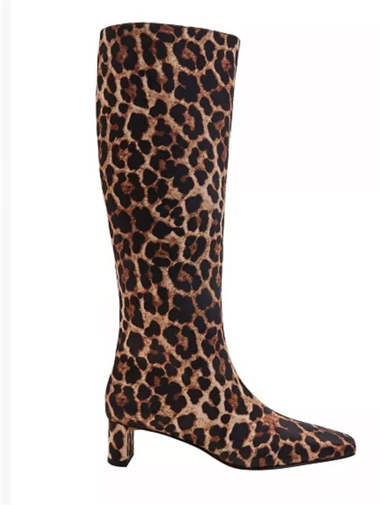 Katy Perry Collections Shoes - Katy Perry The Wandering Boot Leopard Print Knee High NWOB Size 5 & 5.5